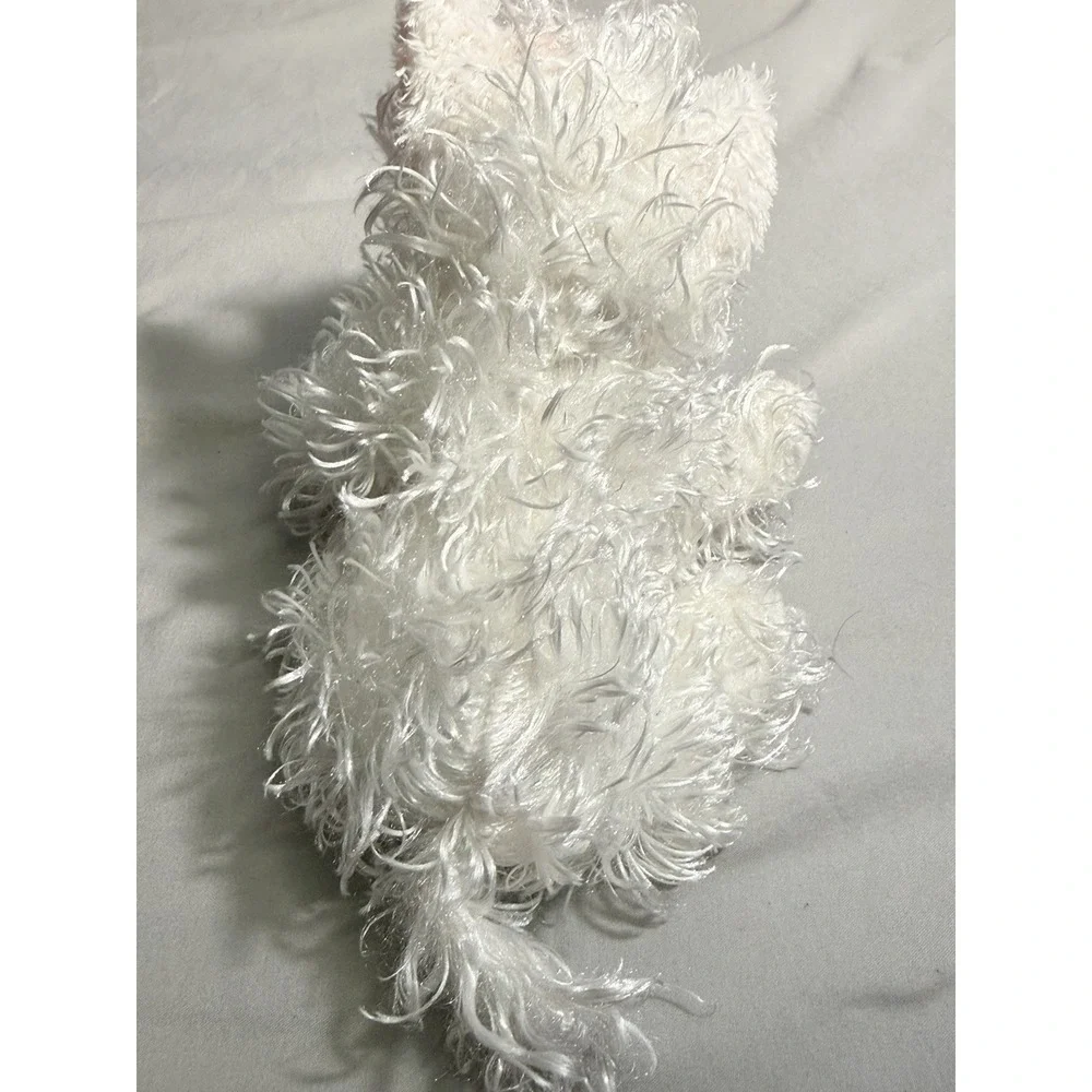 Ganz Webkinz Lil' White Terrier Stuffed Animal Soft Plush Great Condition